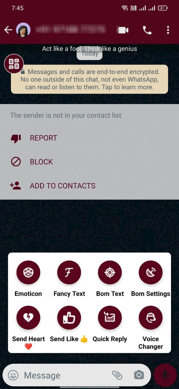 NA3 WhatsApp screenshot