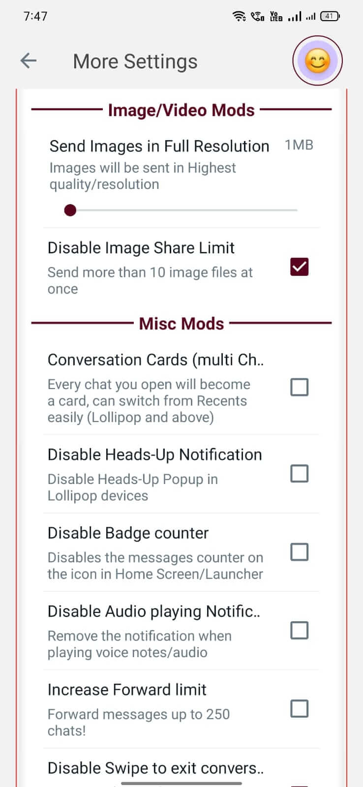 NA3 WhatsApp screenshot