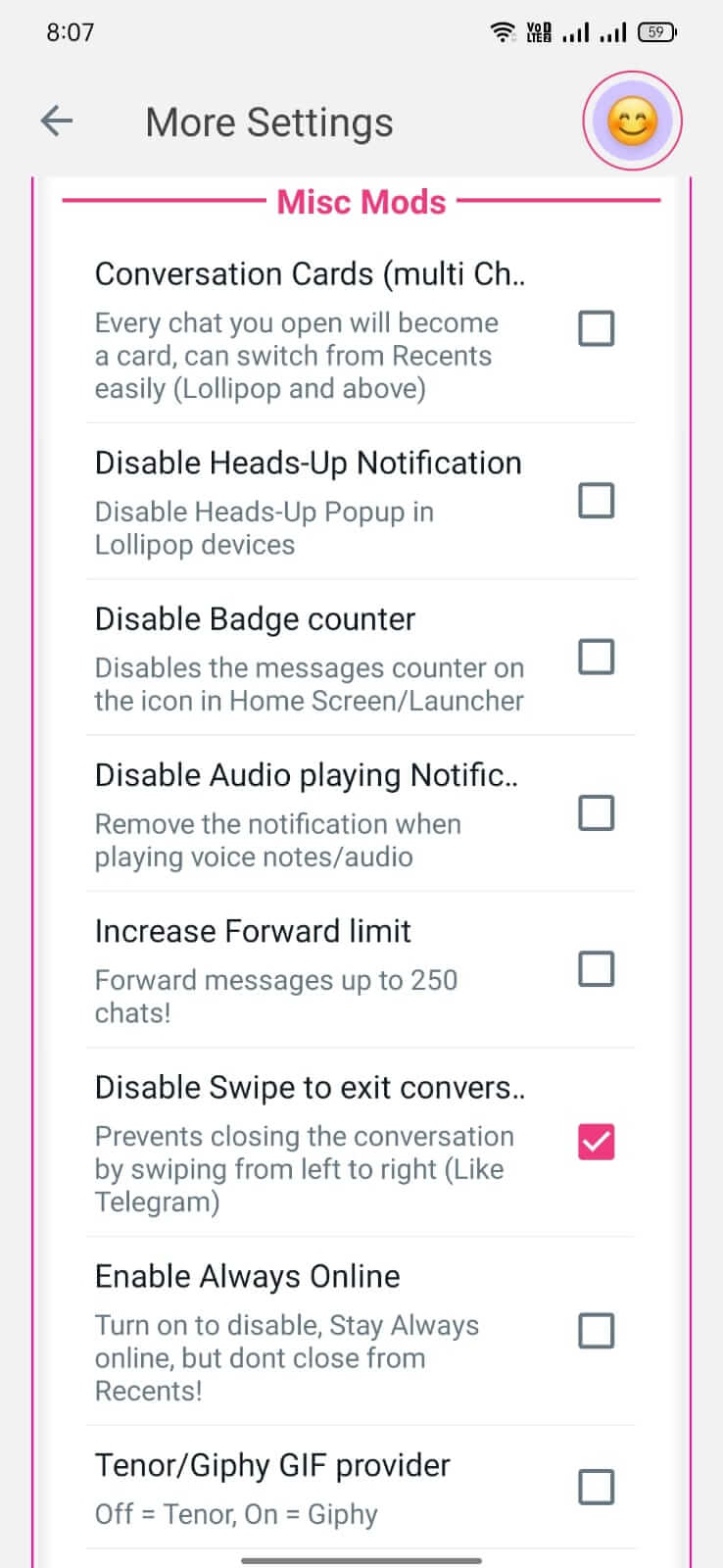 NA4 WhatsApp screenshot