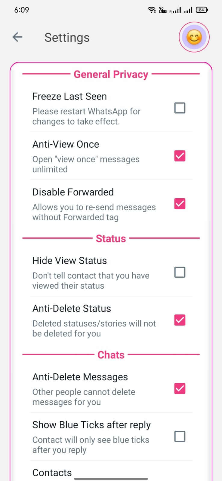 NA4 WhatsApp screenshot