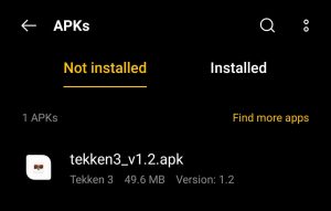 Tekken 3 apk descargado