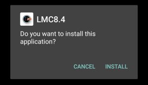 click on Install