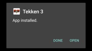 Tekken 3 apk instalado