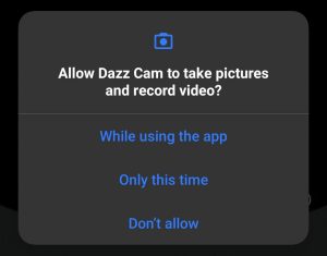 click on Allow