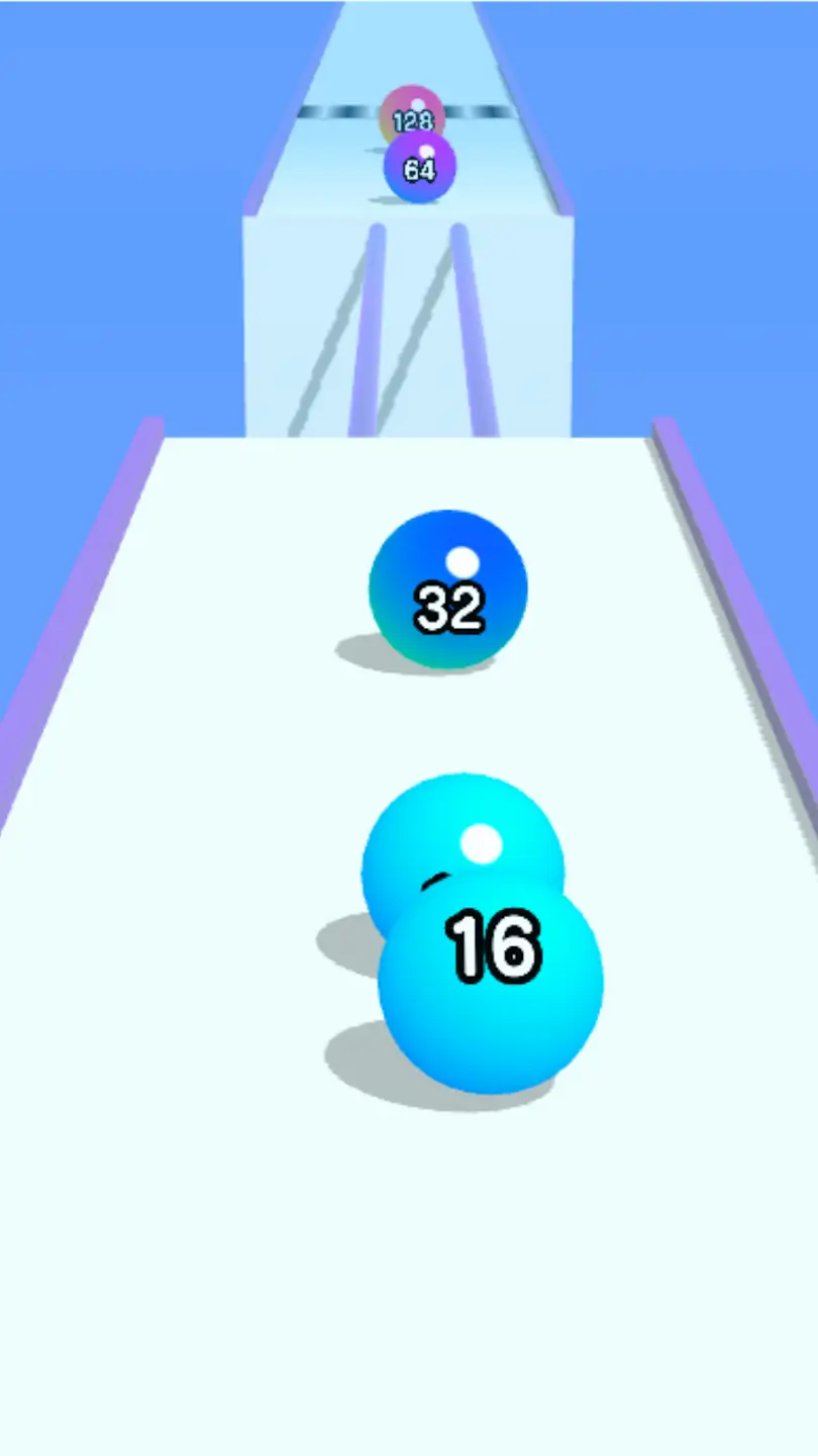 Ball Run 2048 screenshot