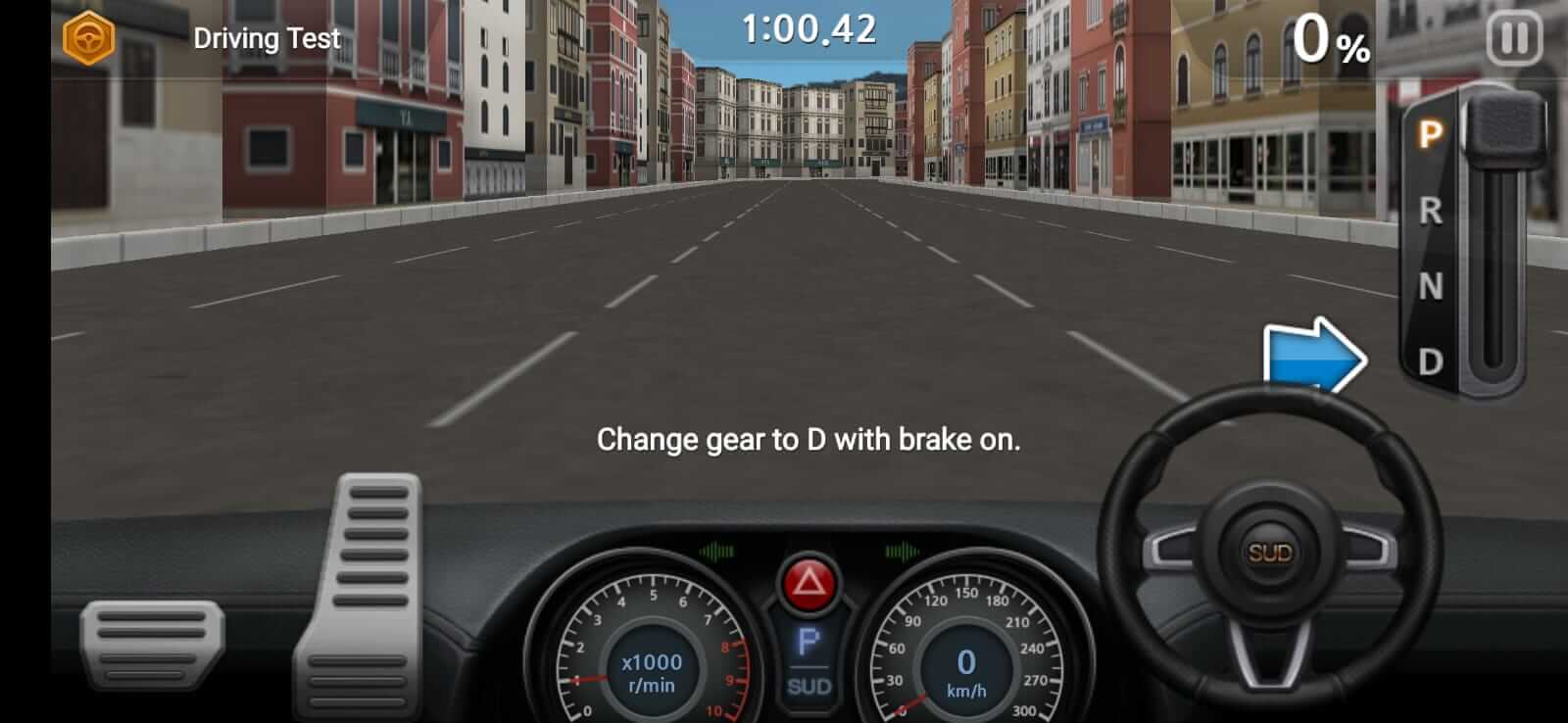 Captura de tela do Dr. Driving 2