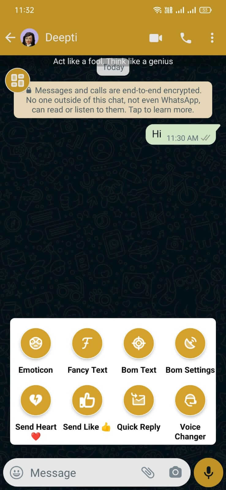 NA5 WhatsApp screenshot