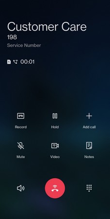 OnePlus Dialer screenshot