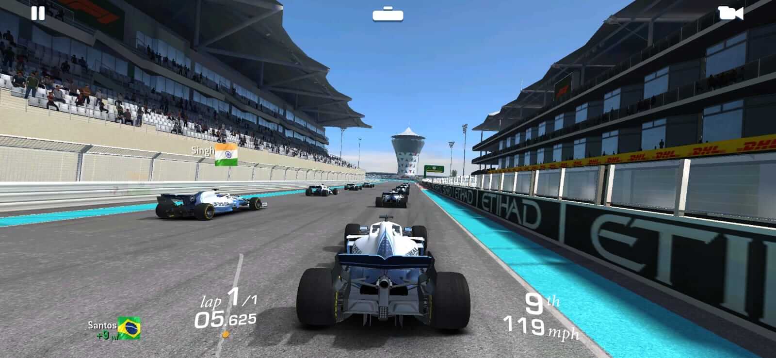 Captura de tela do Real Racing 3