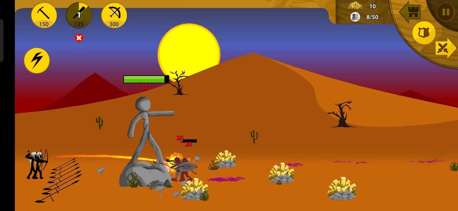 Stick War: Captura de tela do legado