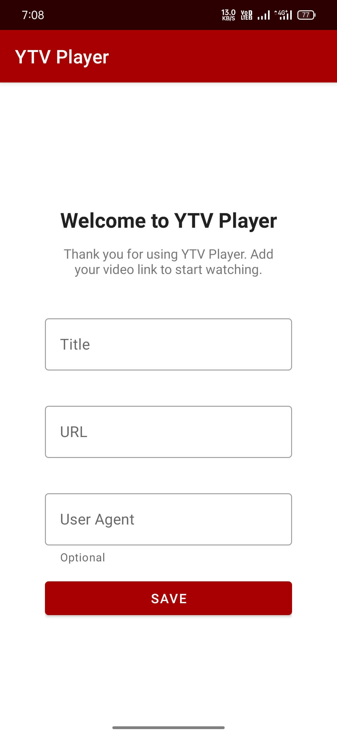 YTV Player screenshot