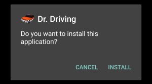 click on install