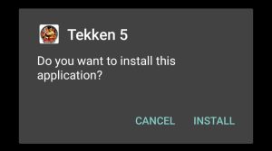 click on install