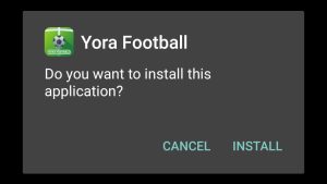 click on install