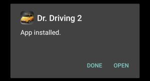 Dr. Driving 2 mod apk installé