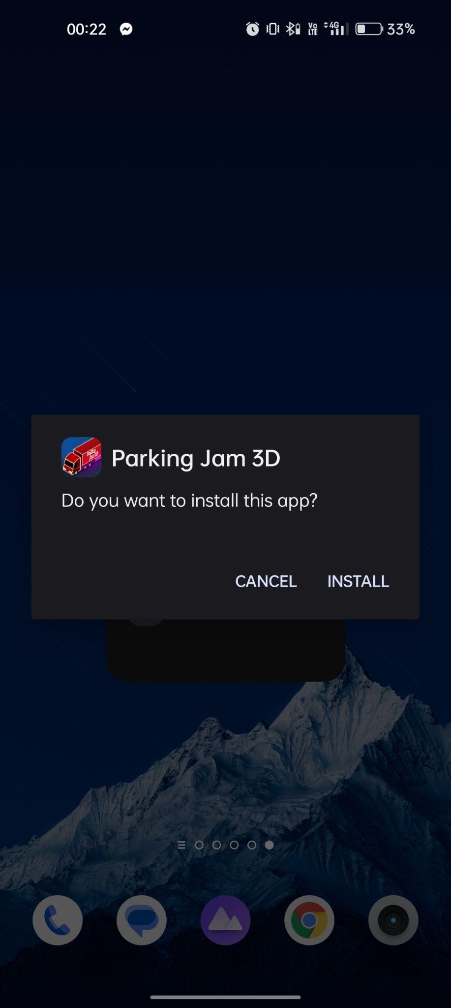 click on install