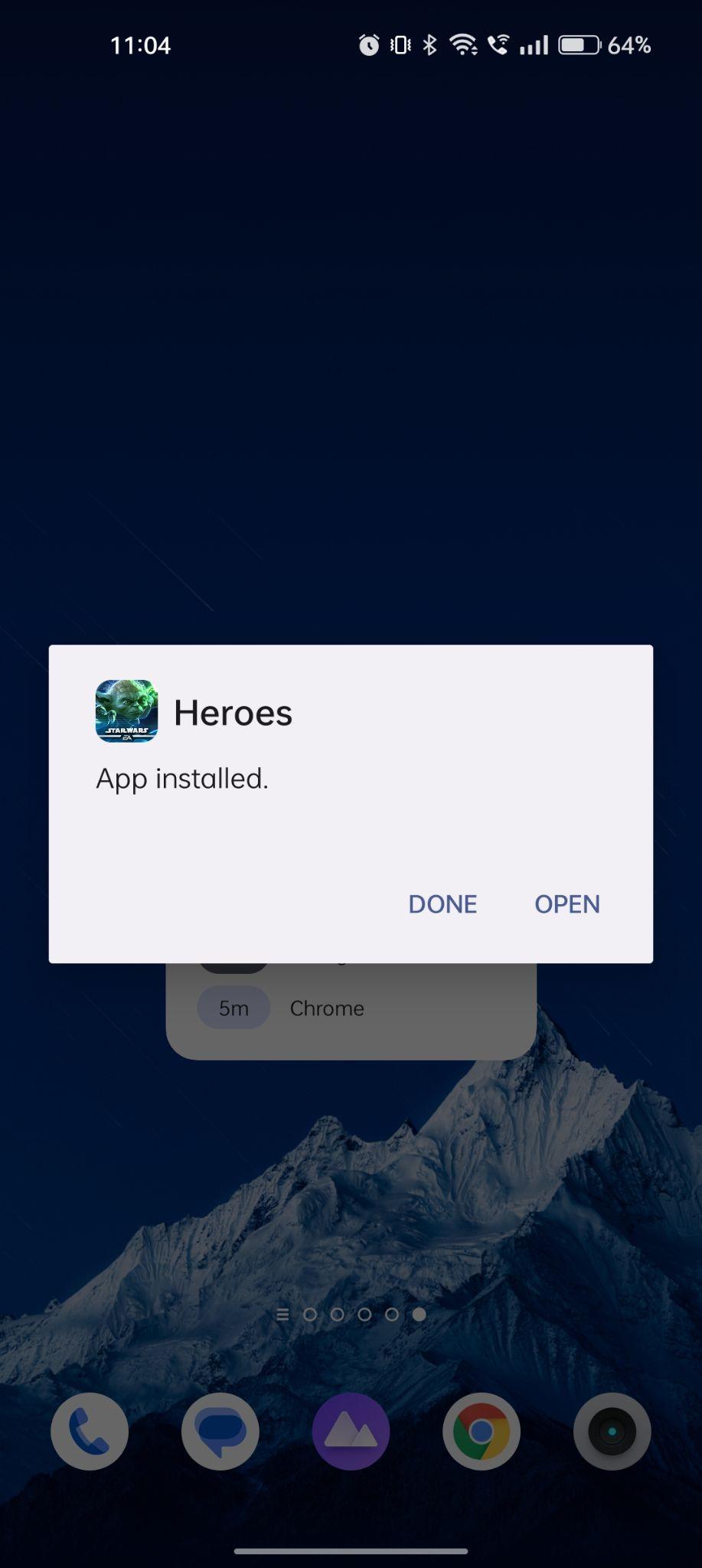 Star Wars: Galaxy of Heroes installed 