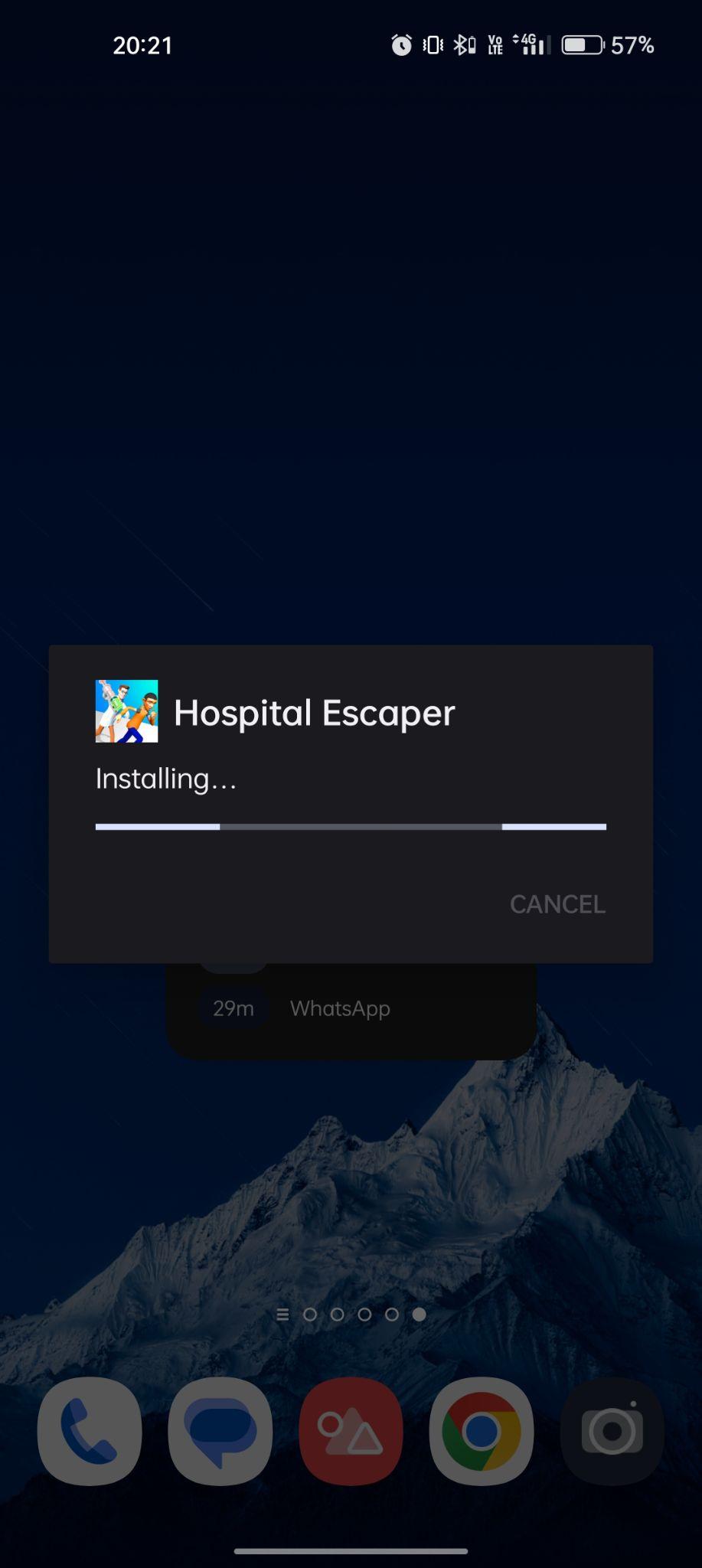 Hospital Escaper apk installing