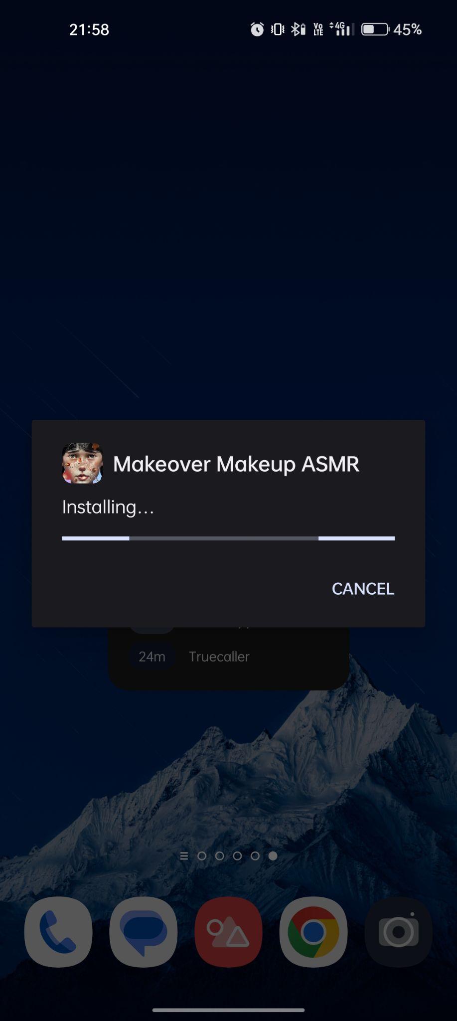 Makeover and Makeup ASMR apk installing