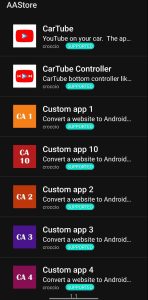 aastore home screen