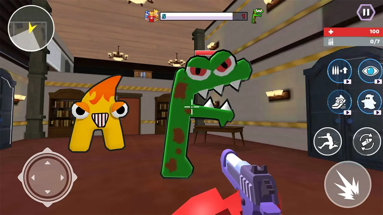 Alphabet Shooting Escape Time screenshot
