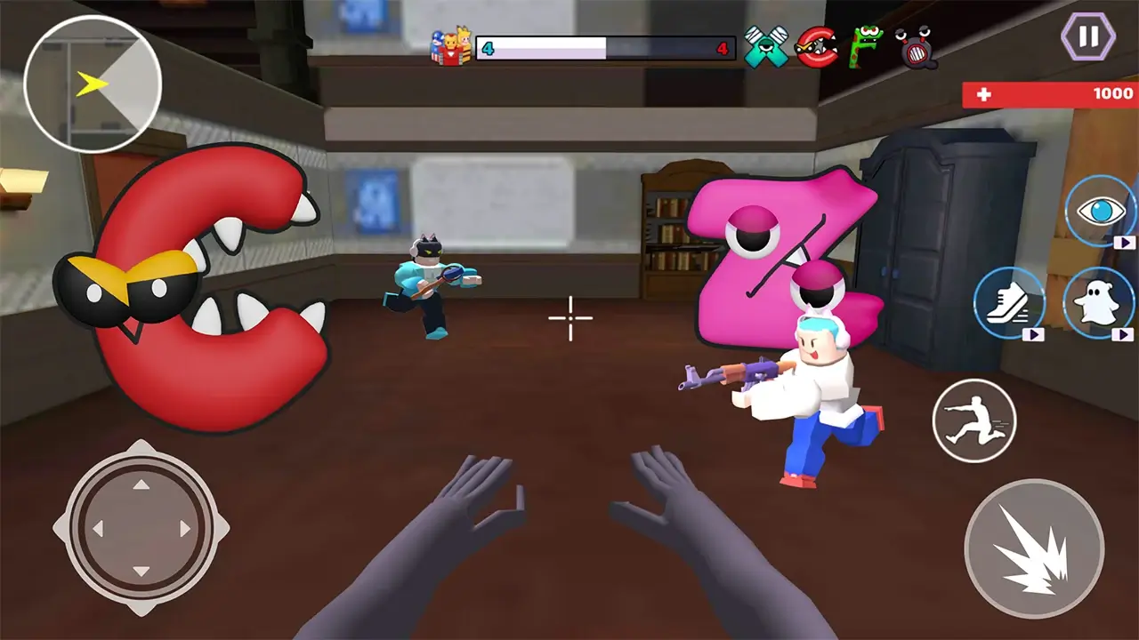 Alphabet Shooting Escape Time screenshot