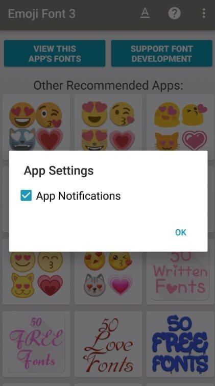 Emoji Font 3 screenshot