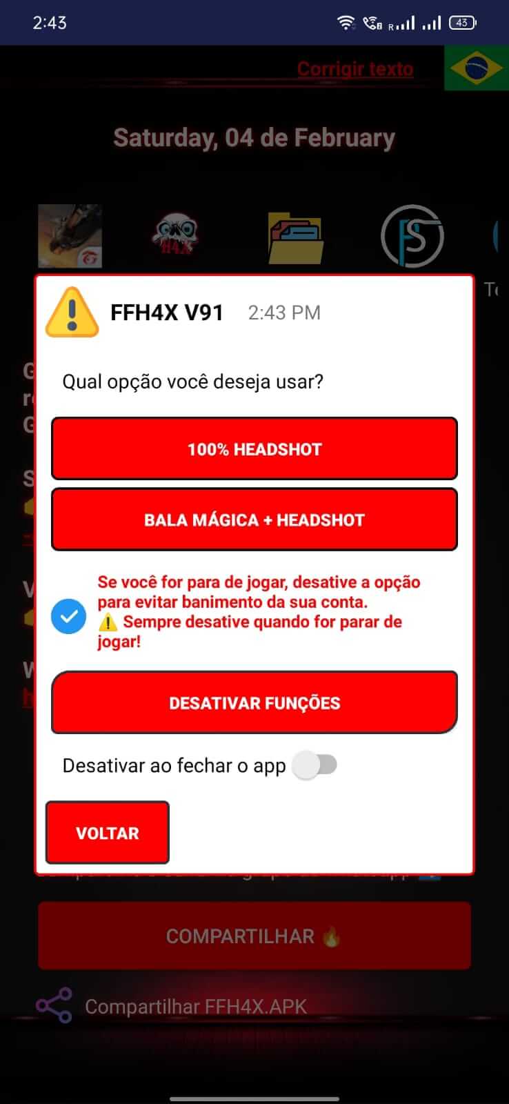 FFH4X Regedit screenshot