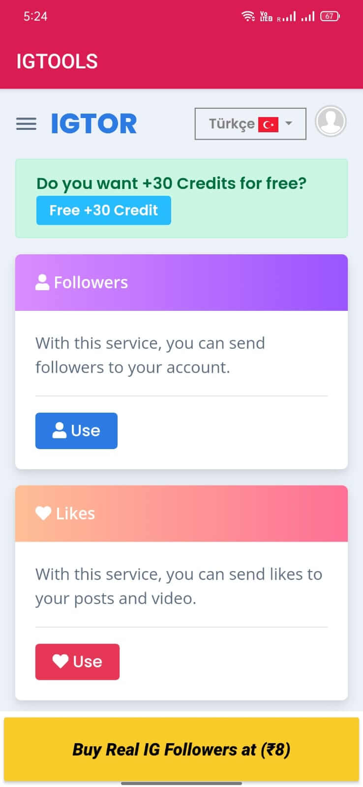 IGTools screenshot