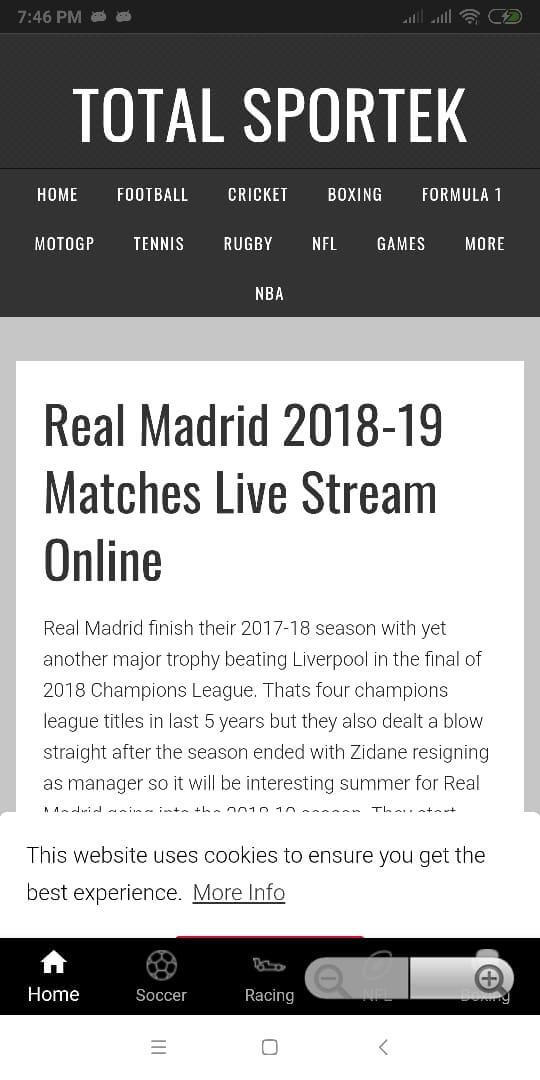TotalSportek screenshot