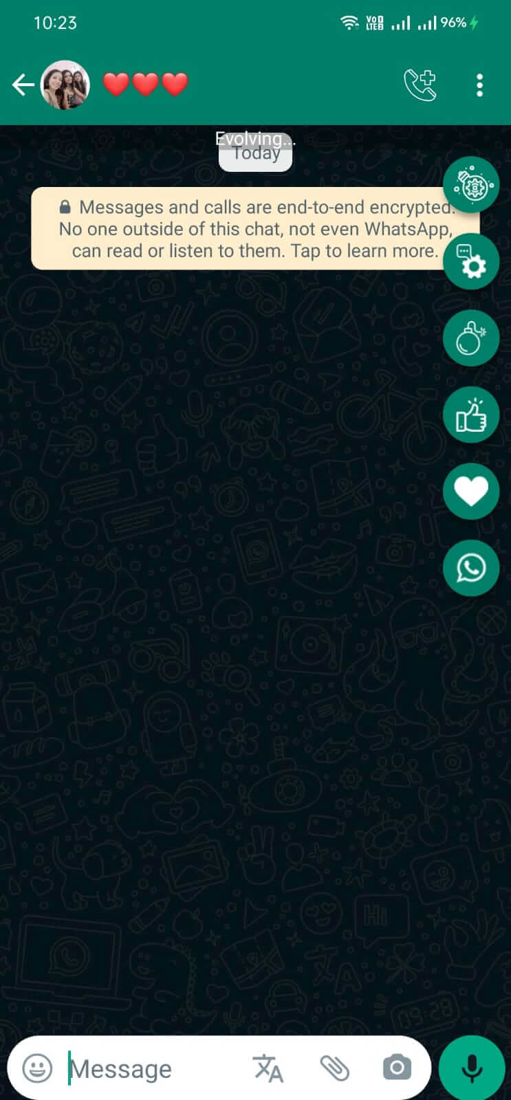 WhatsApp Red screenshot