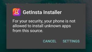 click on Settings