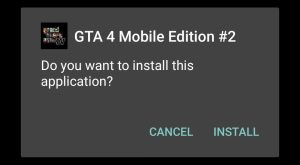 click on Install