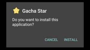 click on install