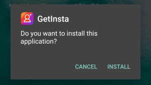 Click on Install