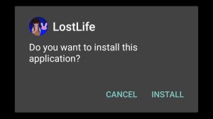 click on Install