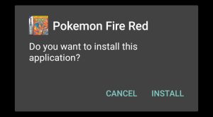 click on Install