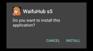 click on Install