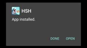 hungry shark heroes apk installed