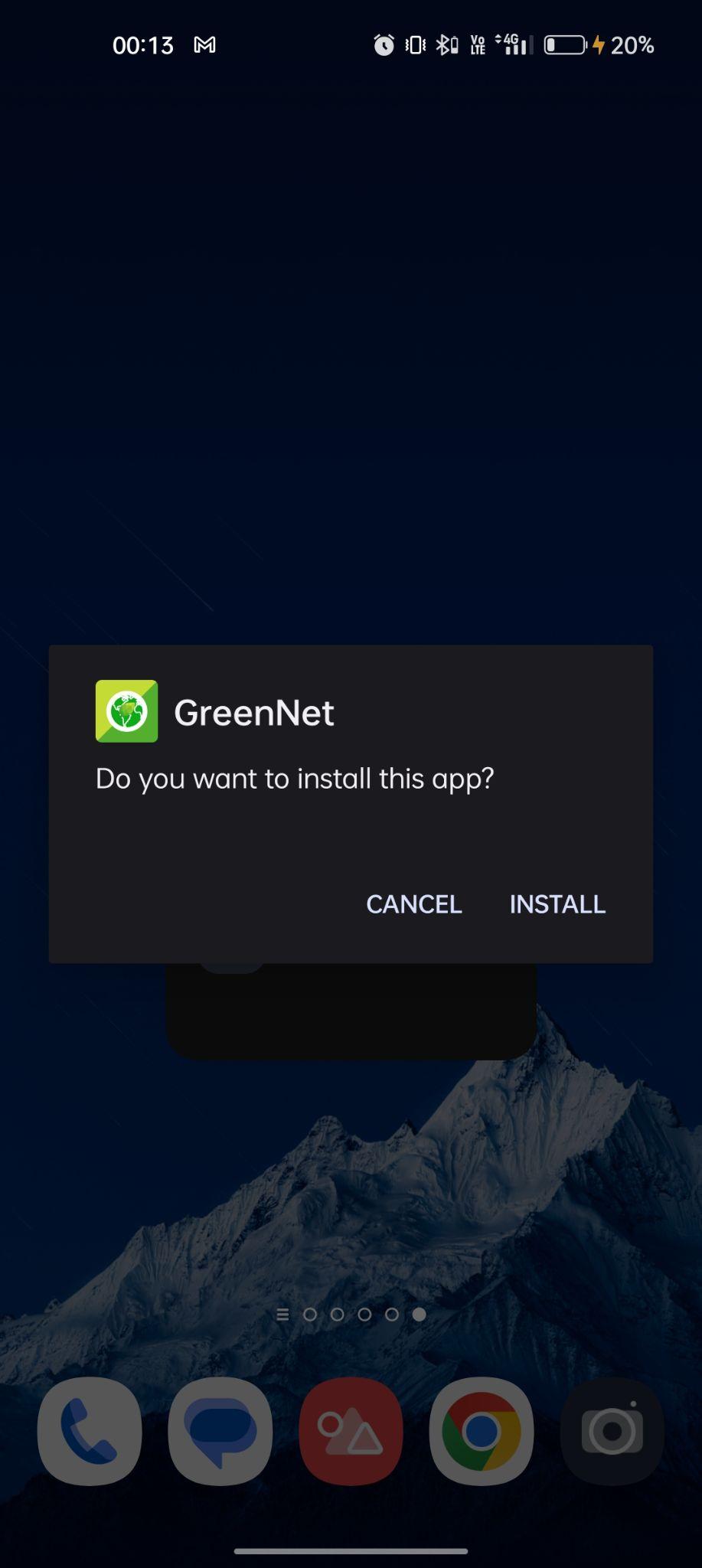 click on install 