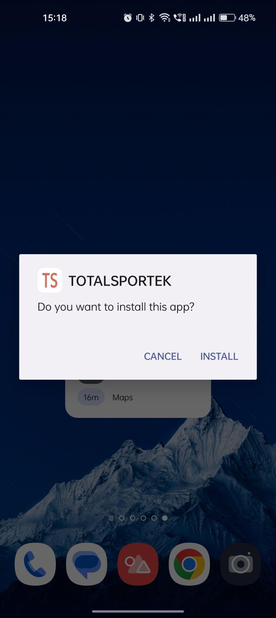 click on install 