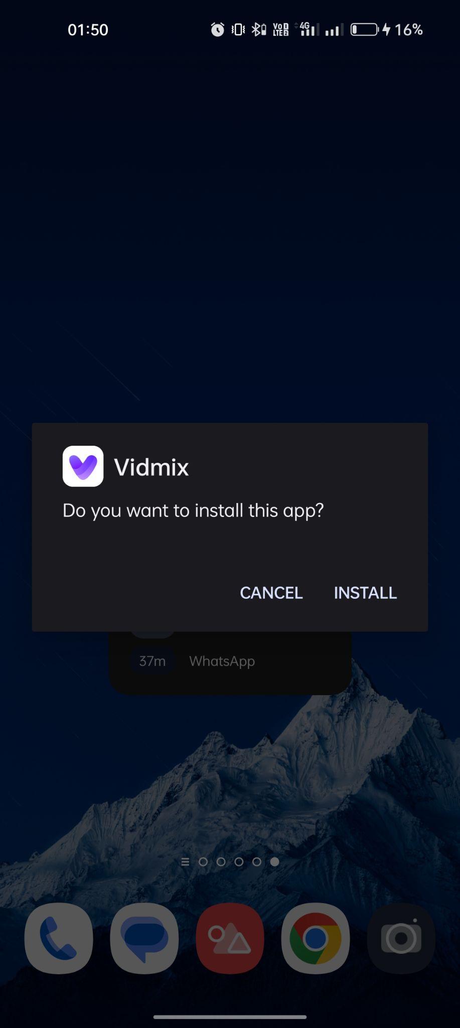 click on install 