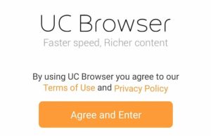 UC Browser Terms of Use and Privacy Policy