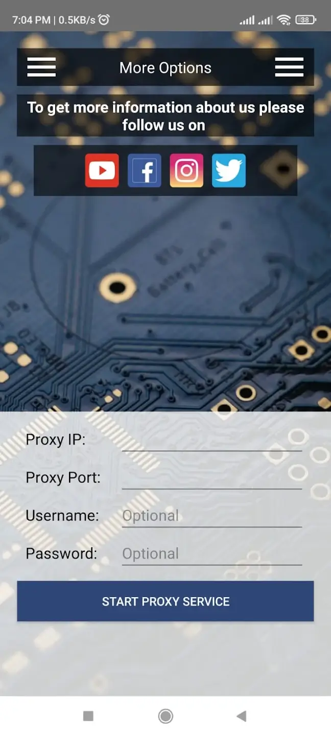 College Proxy screenshot