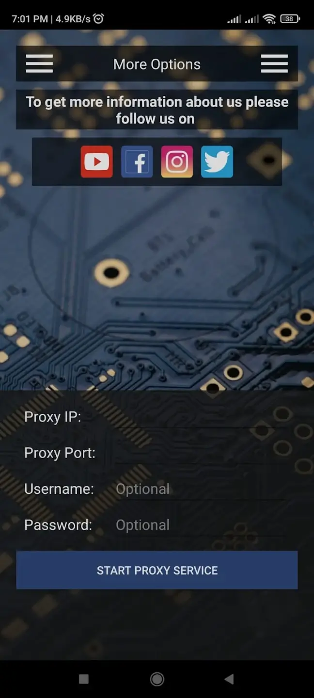 College Proxy screenshot