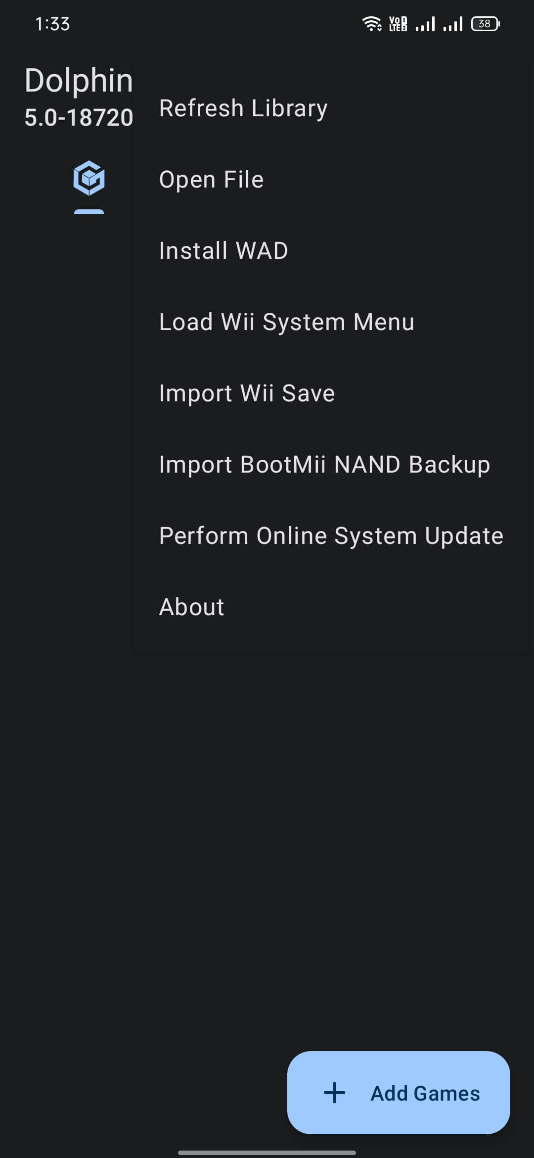 Dolphin Emulator screenshot