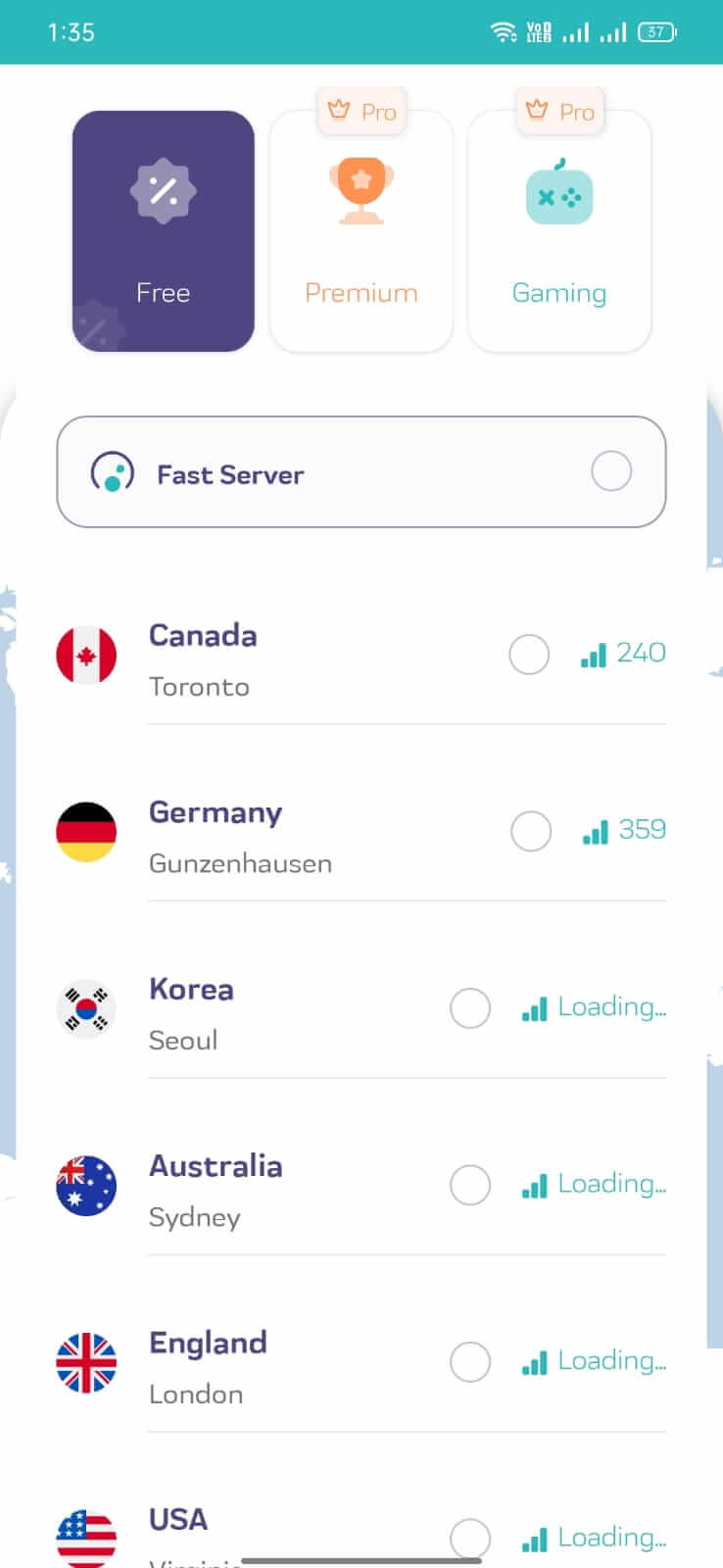 Hook VPN screenshot