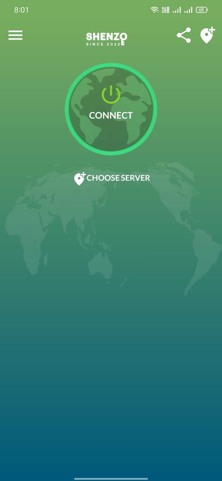 Shenzo VPN screenshot