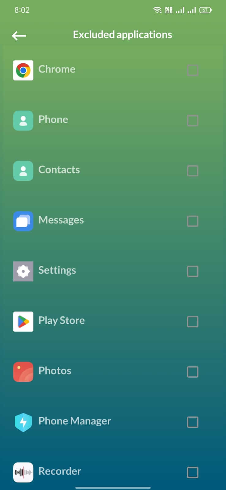Shenzo VPN screenshot