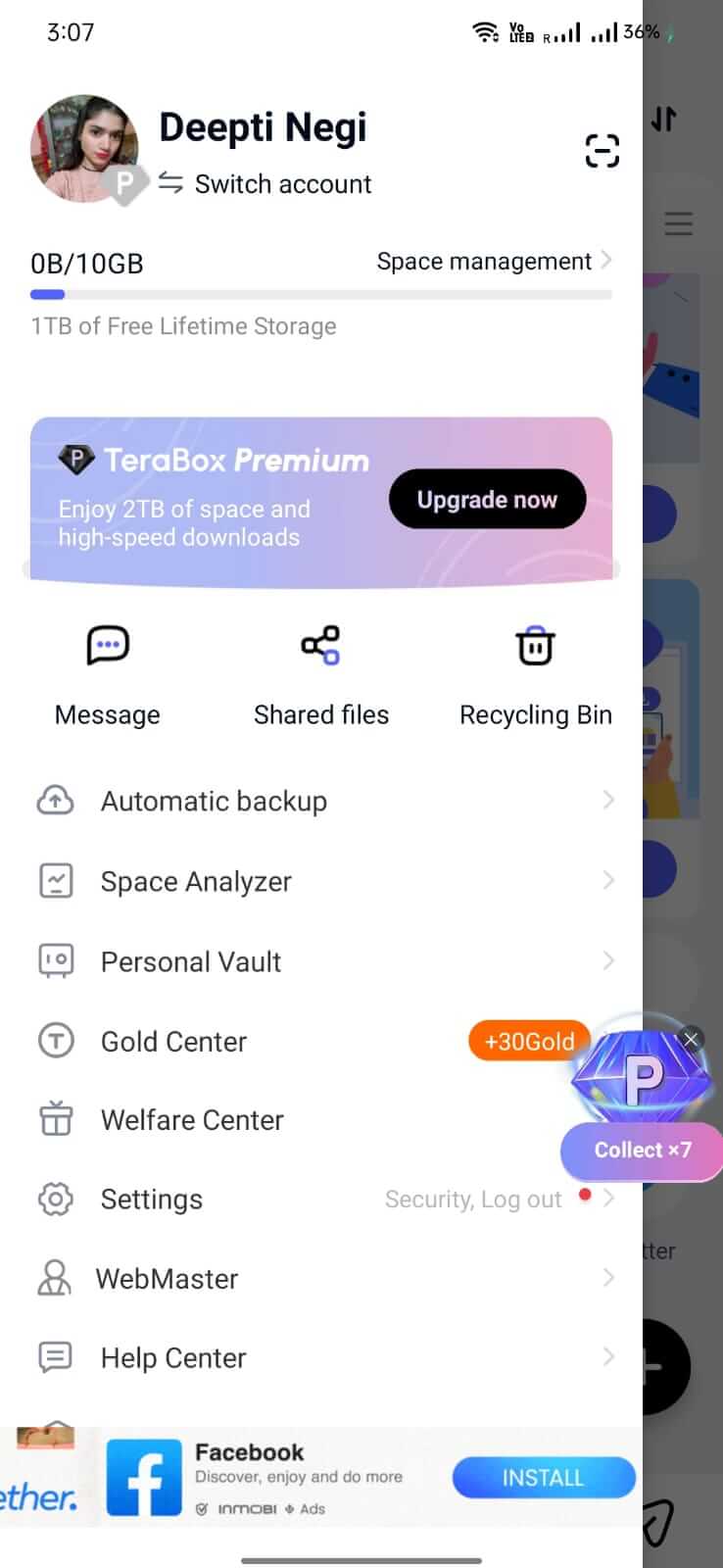 TeraBox screenshot